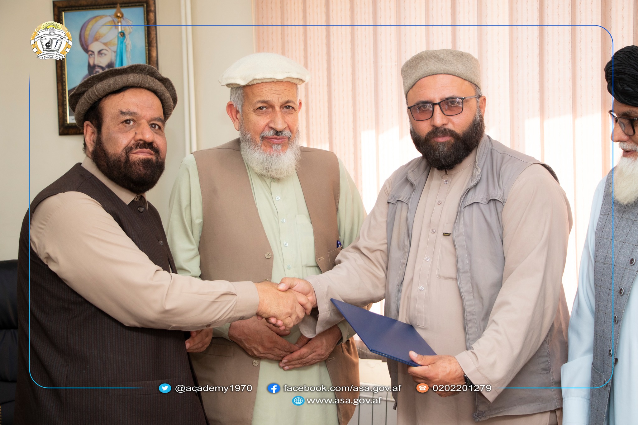 د علومو اکاډمۍ د  بشري علومو په معاونیت کې افتخاري غړیتوب غونډه وشوه